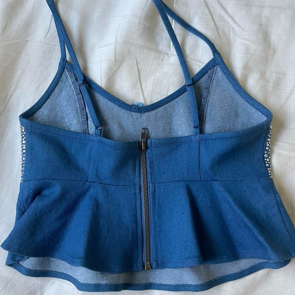 OHS Blue Rhinestone  Cami ✨ - Picture 2 of 5